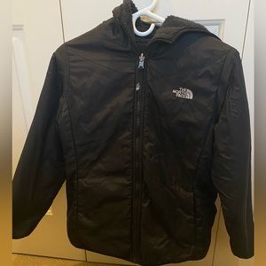 The North Face jacket, size small, color black